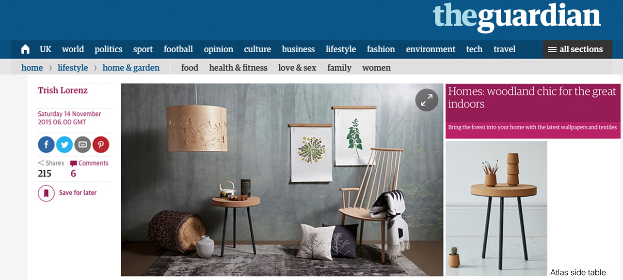 The Guardian November 2015 Press Feature