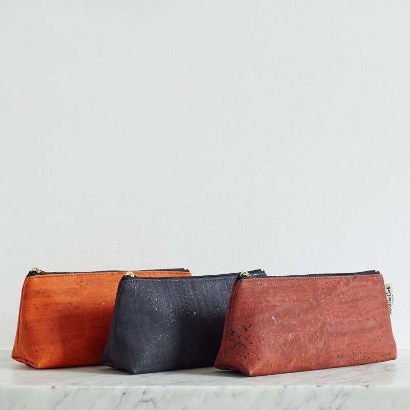 Isna cork leather case trio